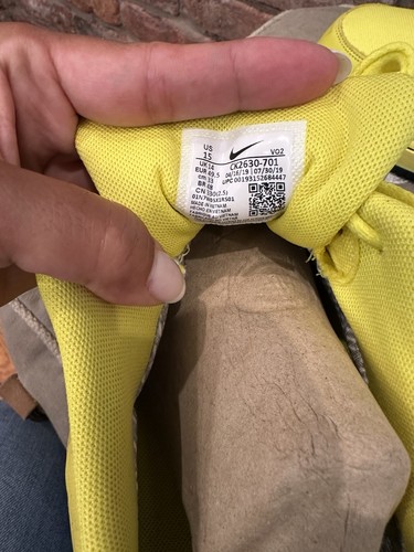 2019 NIKE AIR FORCE 1 GTX GORE-TEX DYNAMIC YELLOW/BLACK CK2630-701 size 15 - Picture 6 of 11