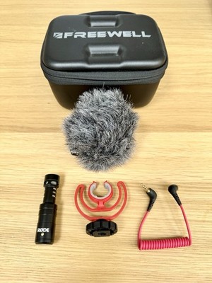 RØDE VideoMic GO Richtmikrofon Set Fellwindschutz (Freewell) Inkl. Case