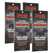 Driven Racing Oil 70042, Carb Defender Small Engine Fuel Additive, 1 oz (x4)