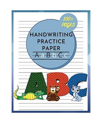 DJ Press Handwriting Practice Paper For Kids: Preschool Writing Notebook for Pre
