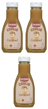 Dora Caramel Coulis Topping 240mL (3 Pack)