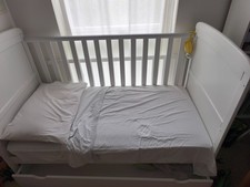 Convertible Baby Crib with Changing Table, Mattress & Storage Drawer