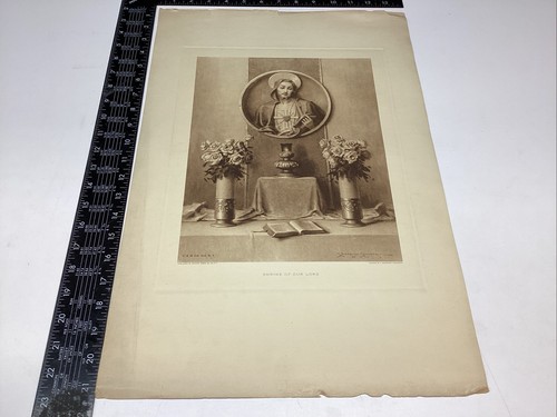 S-1 Art PAPER ETCHING PRINT ENGRAVING C BOSSERON CHAMBERS SHRINE OF LORD OEG CO - 第 1/24 張圖片