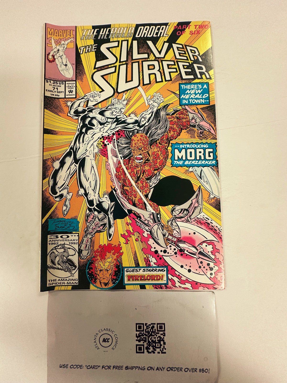 Silver Surfer #71 NM Marvel Comic Books Fantastic Four Galactus 25 HH124