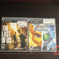 Ratchet & Clank Future A Crack in Time and The Last Of Us+ Manual Included 