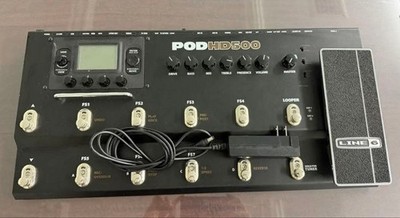 Line 6 POD HD500 Guitar Multi-Effects Processor Amp Simulator Tested w/Adapter
