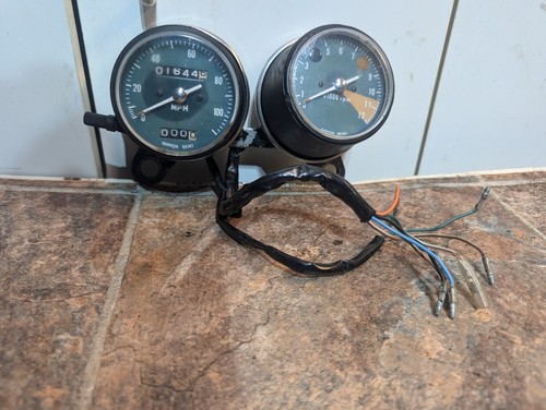 1968 - 1973 Honda CL175 CL 175 Speedometer Tachometer Gauges Honda CL CB Tach - Picture 4 of 9