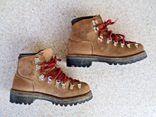 Vtg. DEXTER USA Brown Leather and Suede Heavy Duty Hiking Boots. Women's 7.5 M