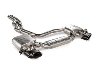 Akrapovic Titan Sportauspuff Audi RS7 Performance C8 oval aus Carbon