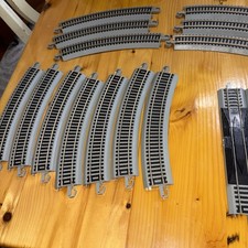 Bachman 9 Straight Nickle Silver E-Z Train Track 92123a Lot Of 6 And 13 Curve