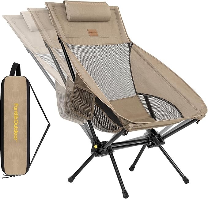 FanttikOutdoor Zeta L8 Max Camping Chair, Portable & Lightweight, Multi-Angle Ad