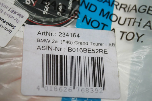 Automatte LeMans All Weathermate Passform AB1 Rubbermat BMW 2er F46 Grand Tourer - Afbeelding 7 van 7