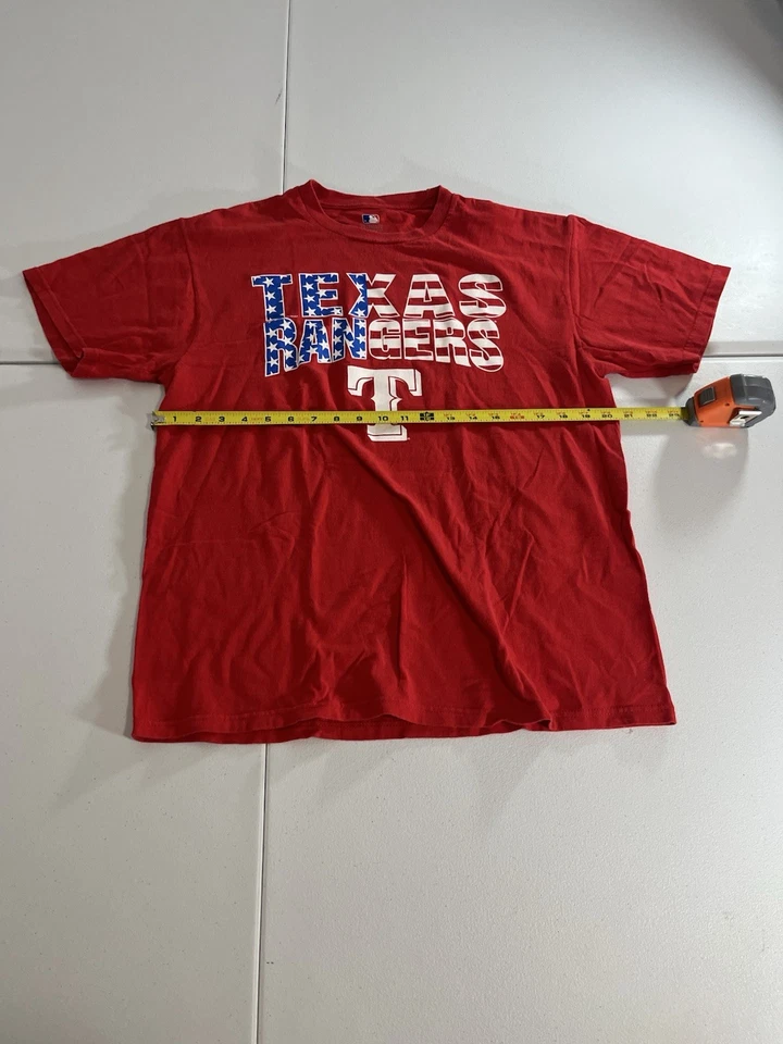 Estampado Bandera Americana Texas Rangers Talla Grande Majestuoso Foto 3 de 4