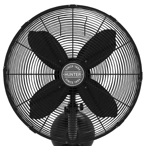 Classic 16 In. 3-Speed Wall Fan in Matte Black with Oscillation and Adjustable H - Picture 11 of 11