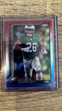 2025 NFL TOPPS CHROME Saquon Barkley Red, White, Blue Refractor
