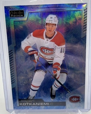 2020-21 O-PEE-CHEE PLATINUM ARTIC FREEZE JESPERI KOTKANIEMI /99 #56 CANADIENS