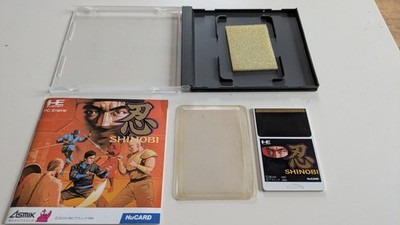 Shinobi NEC PC-Engine HuCard SEGA Asmik sehr guter Zustand