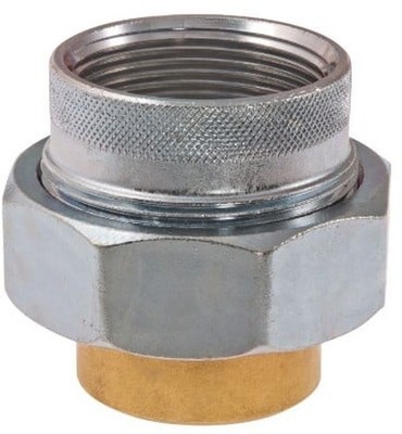 Watts 506706 Dielectric Union 2'' Steel 250 PSI Female Threaded Connection