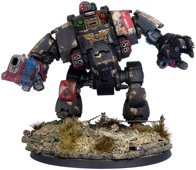 Warhammer 40K Black Templars Primaris Redemptor Dreadnought