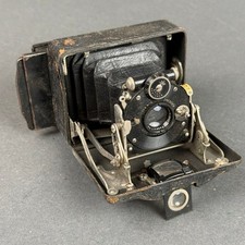 Vintage Ihagee Atom Folding Camera Carl Zeiss Tessar 6.5cm f/4.5 Working