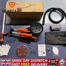 5 Speeds Drywall Sander 1000W Electric Dry Wall Sander with Vacuum Auto Dust UK