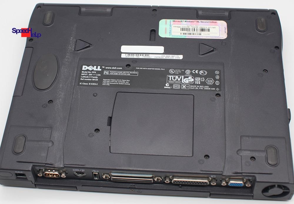 Dell Latitude CPx J650GT Notebook Laptop Windows 98 LPT Port Old