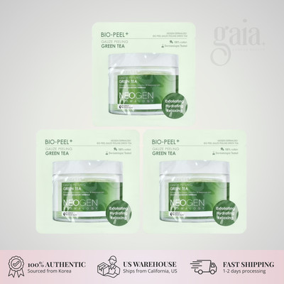 NEOGEN Dermalogy Bio-Peel Gauze Peeling Green Tea 3pcs Exfoliating Pads