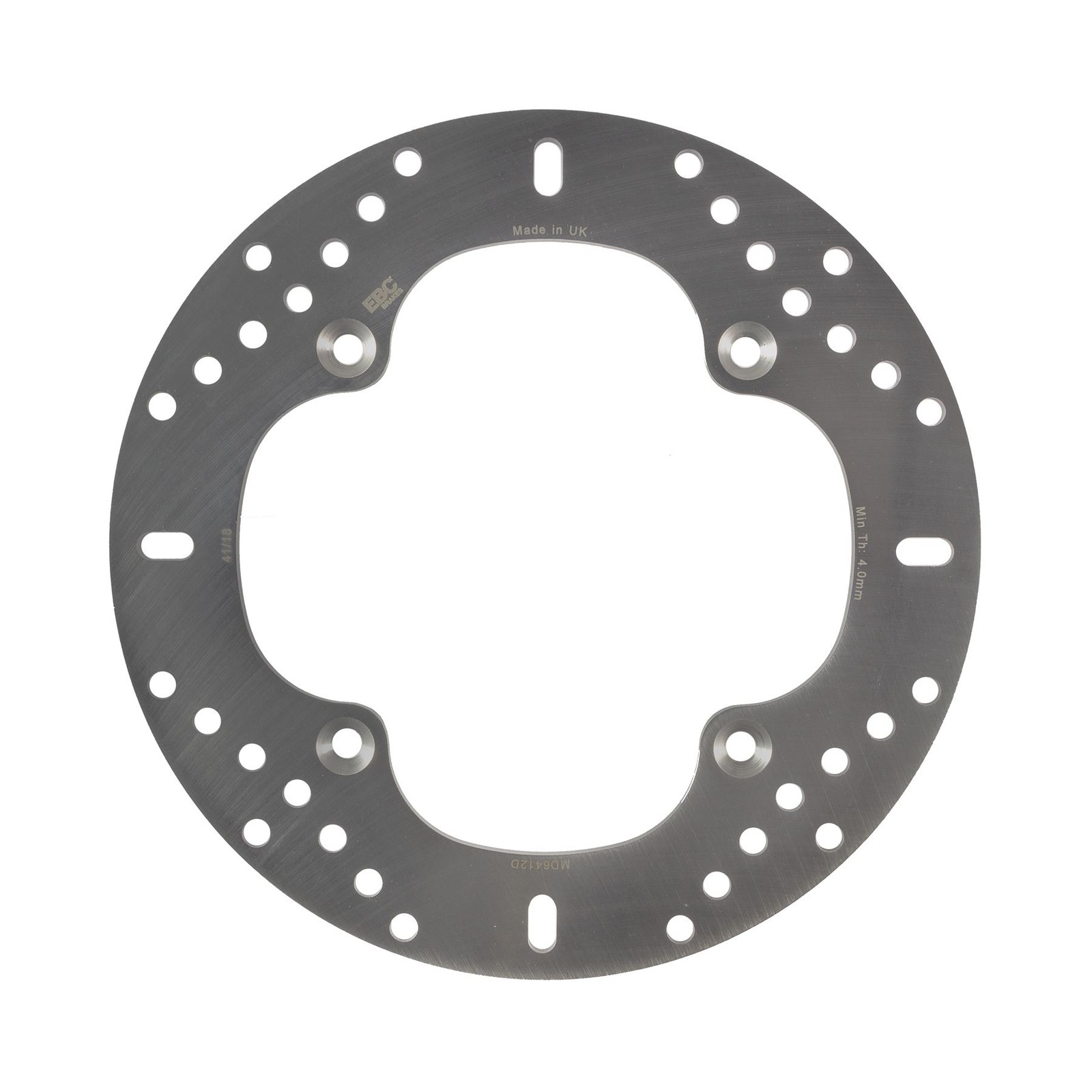 EBC MX/ATV/END Solid Rear Brake Disc RRHS for Can Am Maverick X3 Turbo R 2018-21