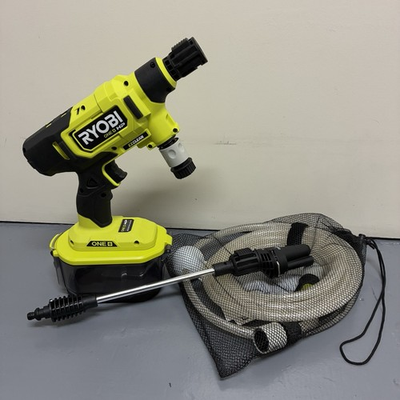 #ad Ryobi ONE HP EZClean Cordless Power Cleaner Kit w Hose amp; Nozzles $84.99