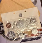1964 Canada Silver Proof Set 6 Coins RCM Original Cello Royal Canadian Mint