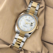 Rolex Datejust 36 116233, Oyster Bracelet, Steel & Gold, Mother of Pearl Roma...