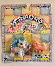 Vintage G1 Mint On Card MOC My Little Pony Teeny Tiny Baby Little Giggles