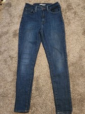 Women  s LEVI  S 711 Skinny Stretch Blue Jeans, Size 28x30