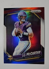 2025 Panini Prizm - J.J. McCarthy #279 Red White & Blue Prizm