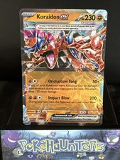 Pokemon Karte Koraidon EX 121/217 Aufgestiegene Helden Double Rare NM