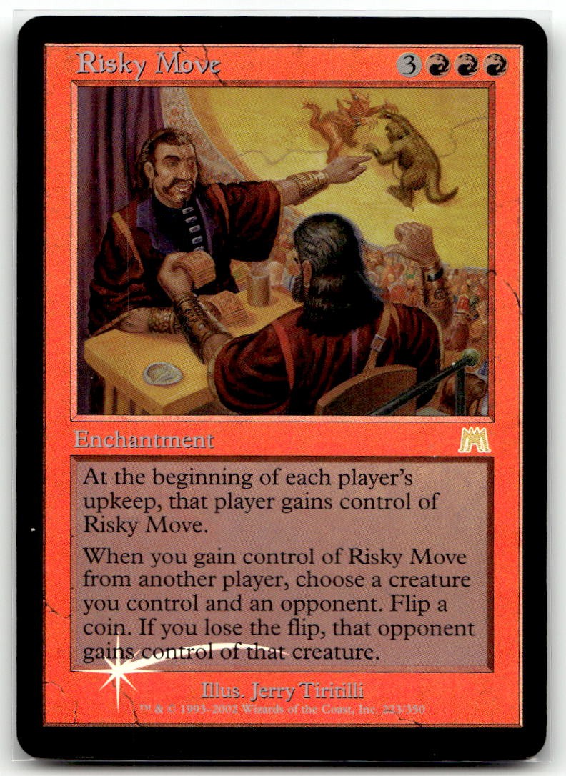 Risky Move #223 (Foil) (MP) Onslaught ONS Magic MTG