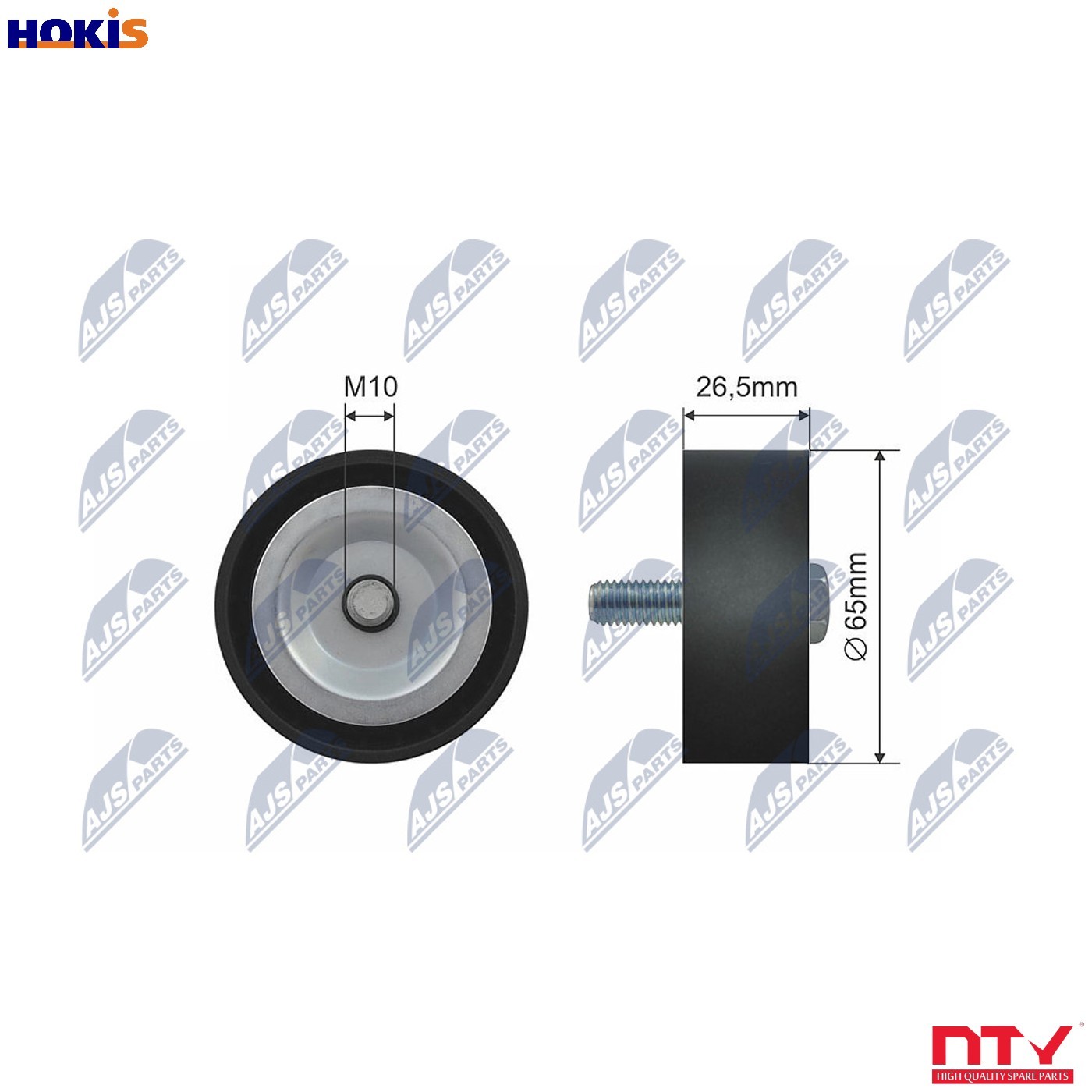 V-belt pulley RNK-PL-029 NTY for LAND ROVER CHEVROLET OPEL - Image 9