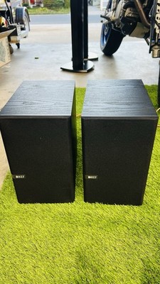 KEF Q100 Bookshelf Speakers 8 Ohm - Black - Pair of 2