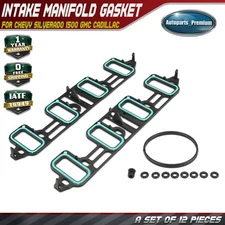 Engine Intake Manifold Gasket Set for Chevy Silverado 1500 GMC Cadillac Hummer