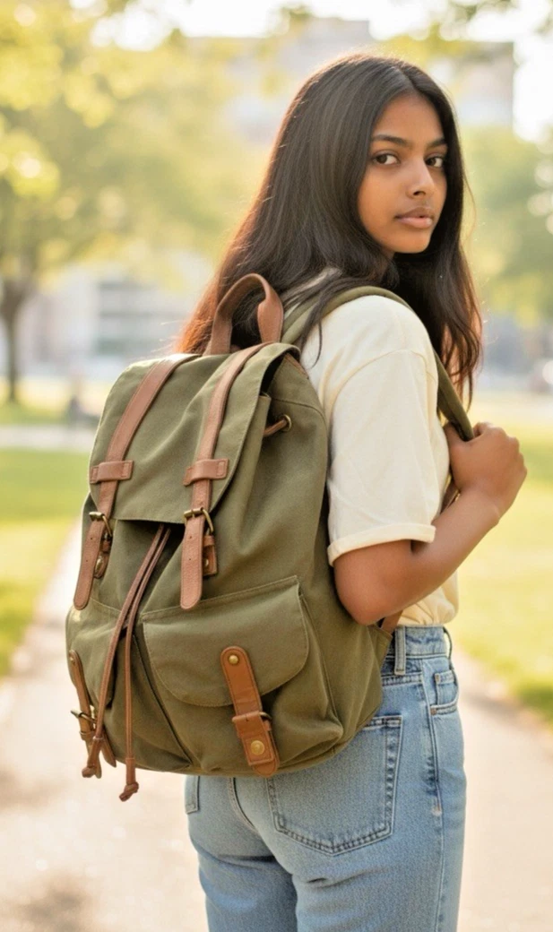 Mossimo Leather Exterior Backpack Bags & Handbags for Women 