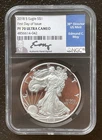 2018-S $1 SILVER AMERICAN EAGLE NGC PF70 First Day of Issue FDOI MOY : 06449