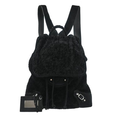 Balenciaga Black Suede Traveller Backpack 387285･1000･E･528147 186631