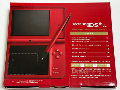 Nintendo DSi LL Super Mario Bros. 25th Anniversary Game Console 