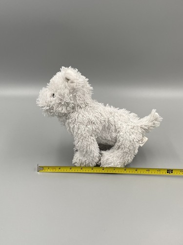 Manhattan Toy Company White Westie Dog Plush 10" Stuffed Animal Shaggy 2015 - Picture 6 of 7