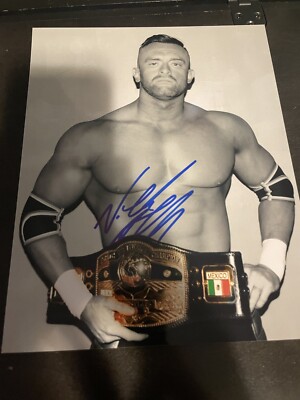 Nick Aldis Signed 8x10 WWE NWA Photo