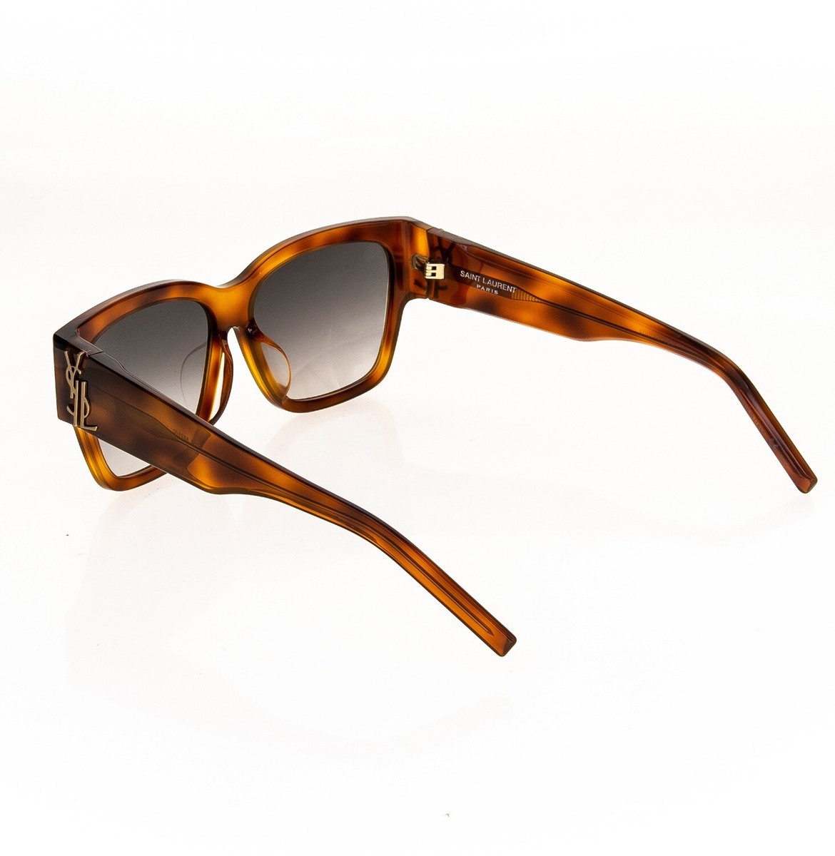 SAINT LAURENT M21 YSL Logo SLM21F 003 Brown Havana Bold