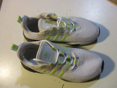 ADIDAS Originals Haiwee J Sneakers Running Shoes EF5790 MEN SIZE 7 WHITE / GREEN - Picture 4 of 11