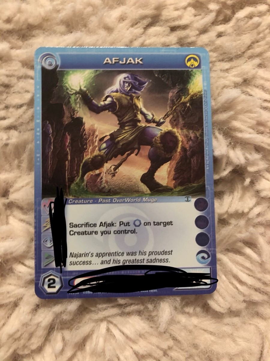 Afjak Rare Chaotic TCG Unused Code Random stats | eBay