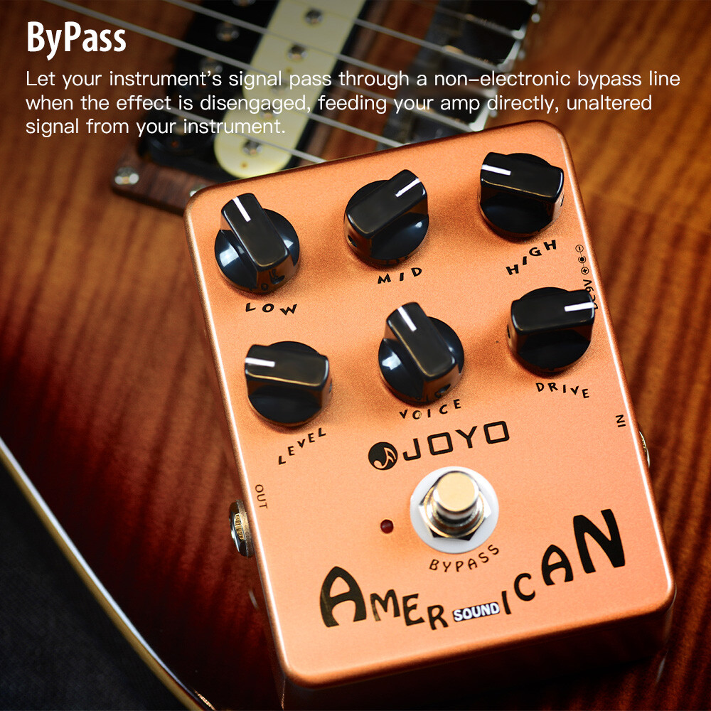 JOYO American Sound Amp Simulator Guitar Pedal Original to