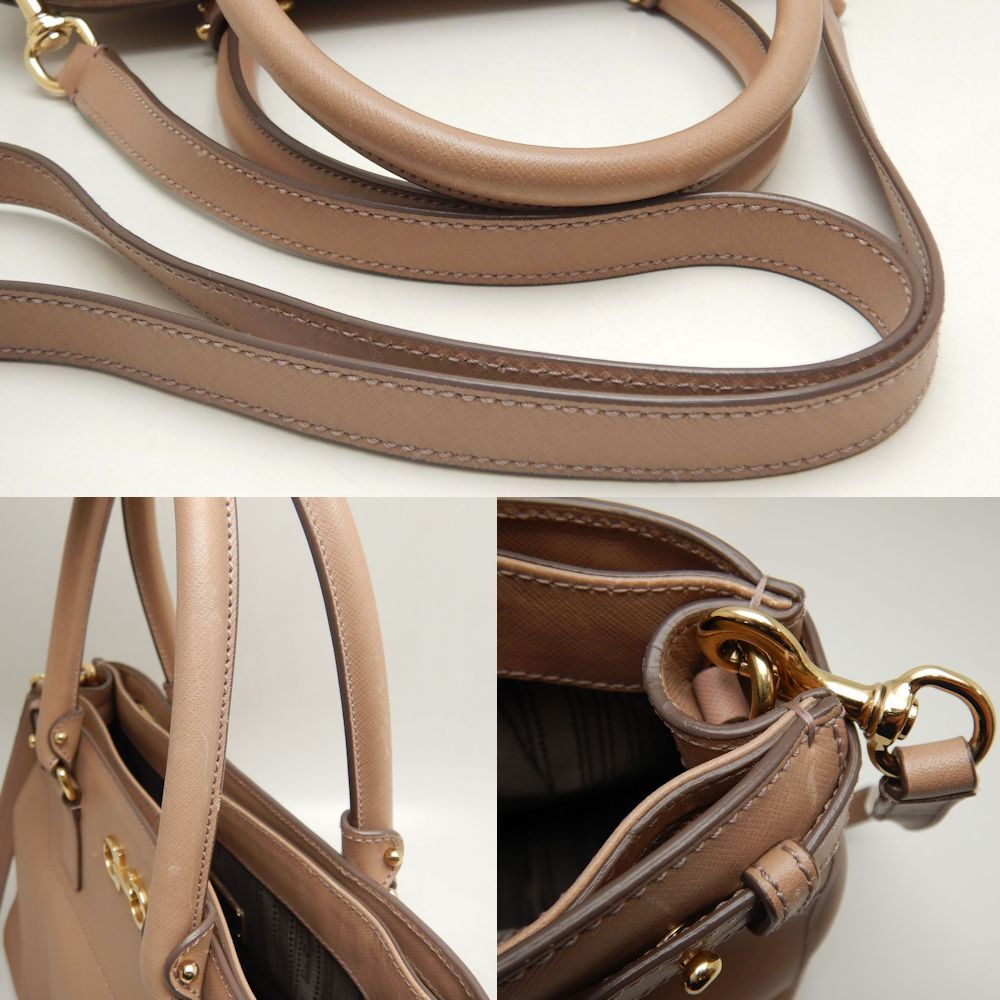 Salvatore Ferragamo Tote Bag Gancini 2WAY GG-21D940 Leather Pink  